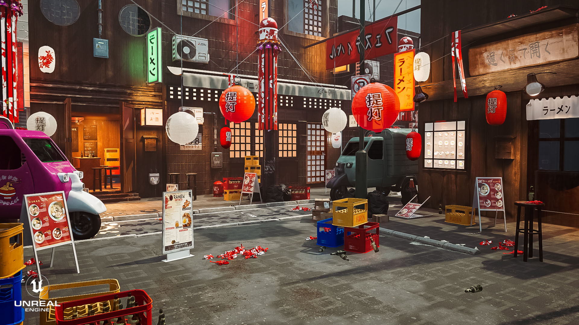 Japanese alleyway
