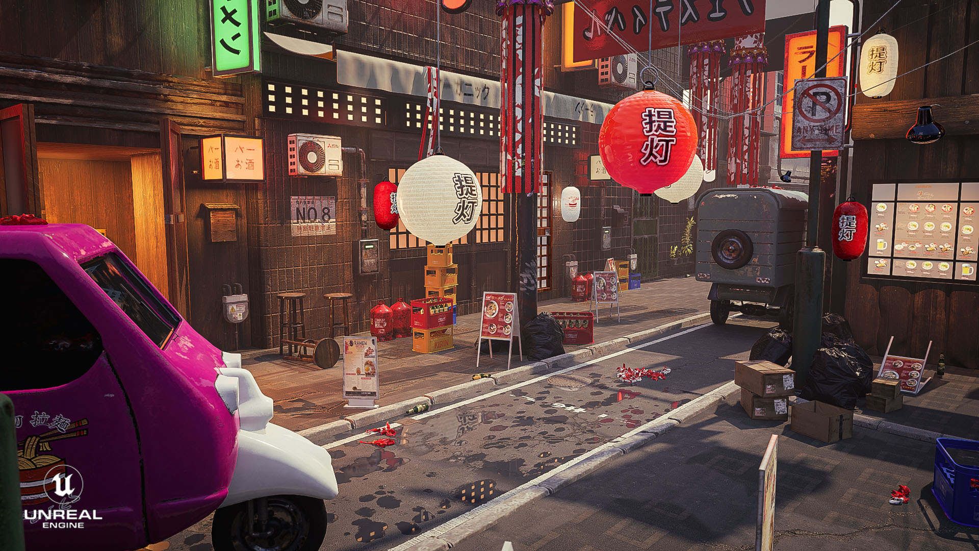 Japanese alleyway