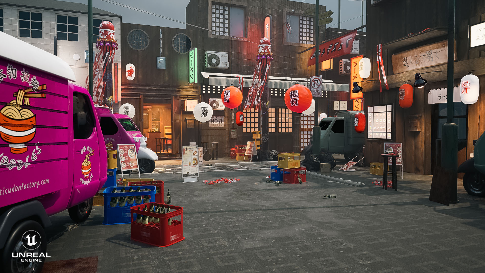 Japanese alleyway