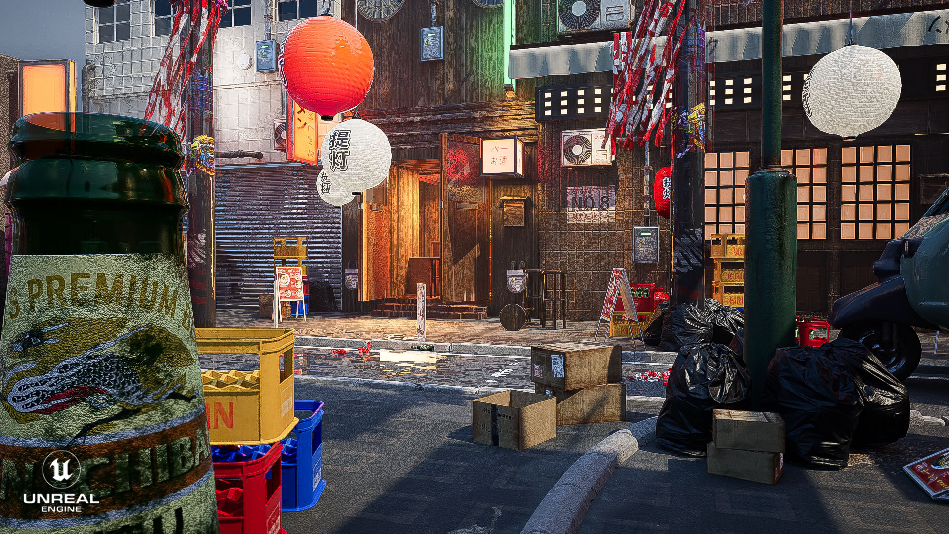 Japanese alleyway