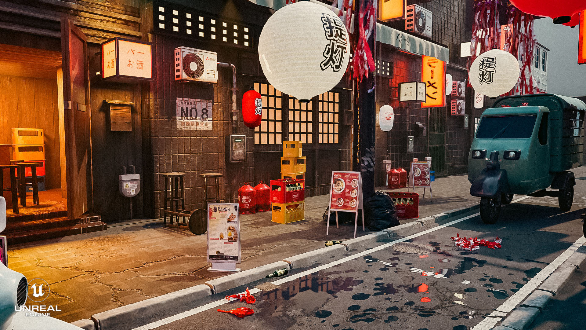 Japanese alleyway
