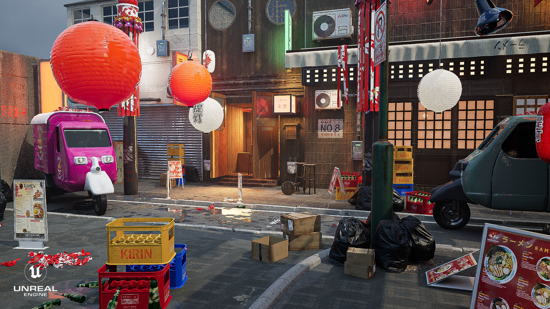 Japanese alleyway