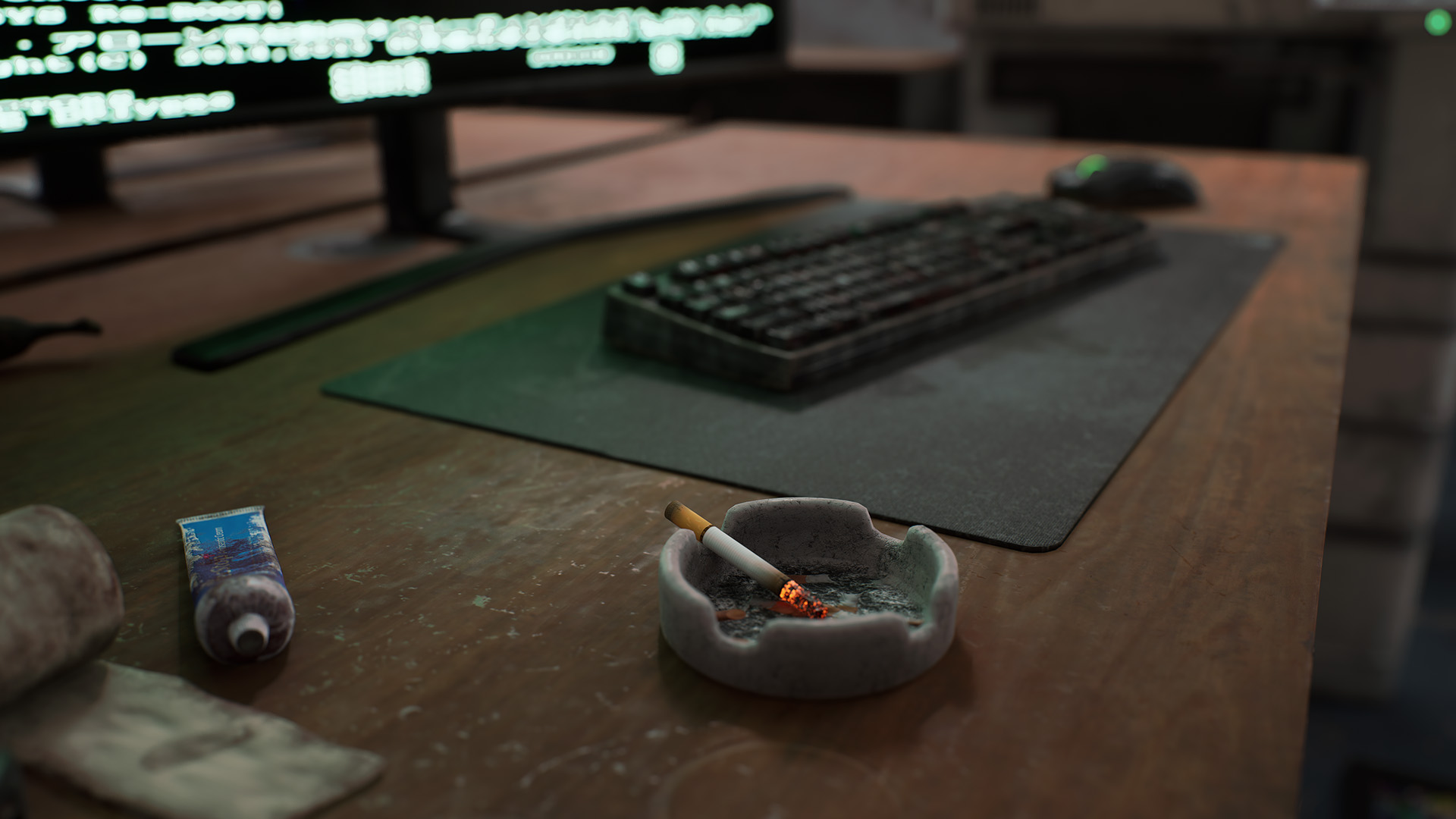 post apocalyptic office