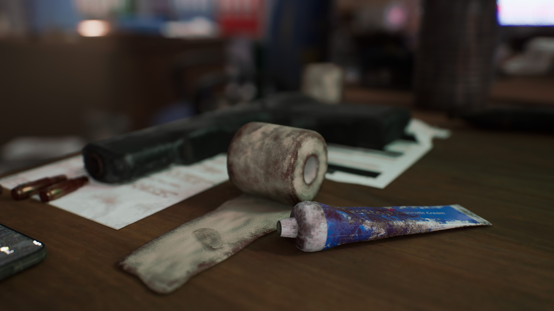 post apocalyptic office