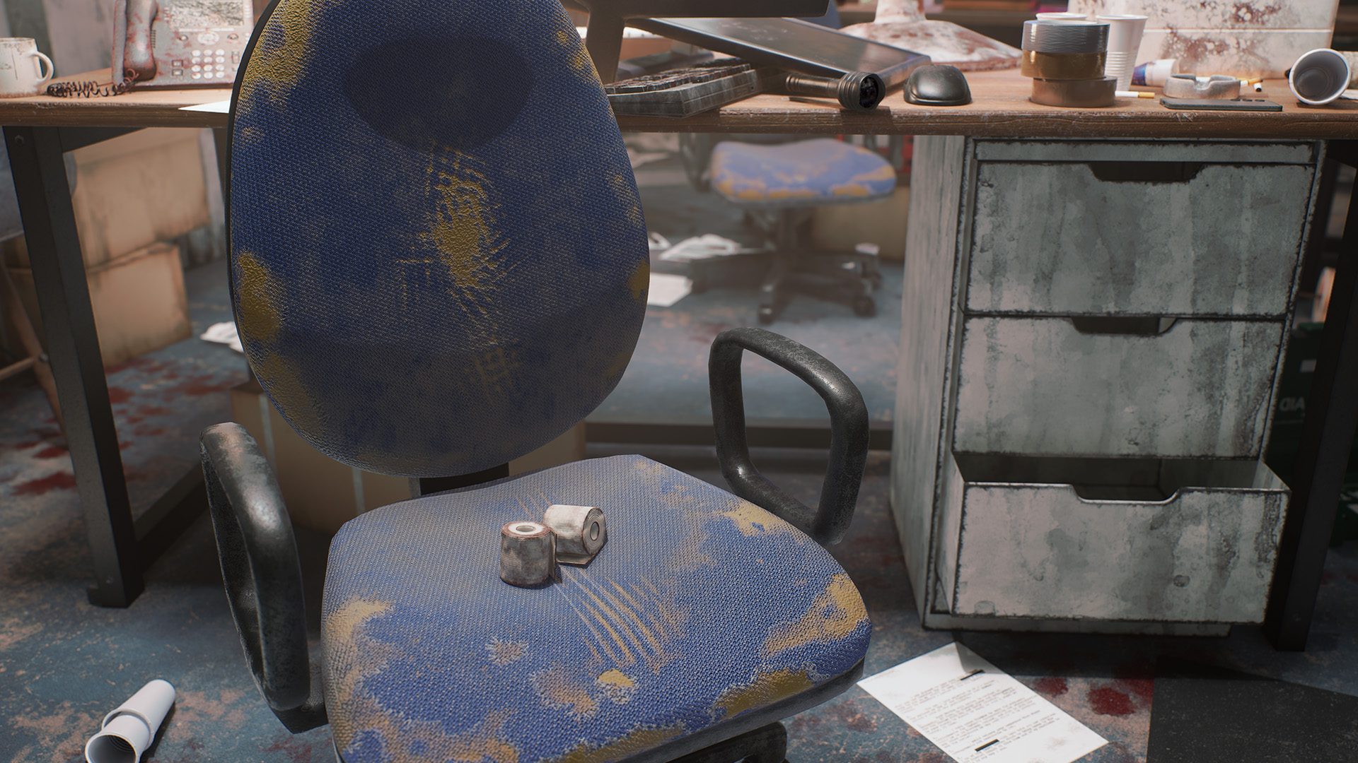 post apocalyptic office