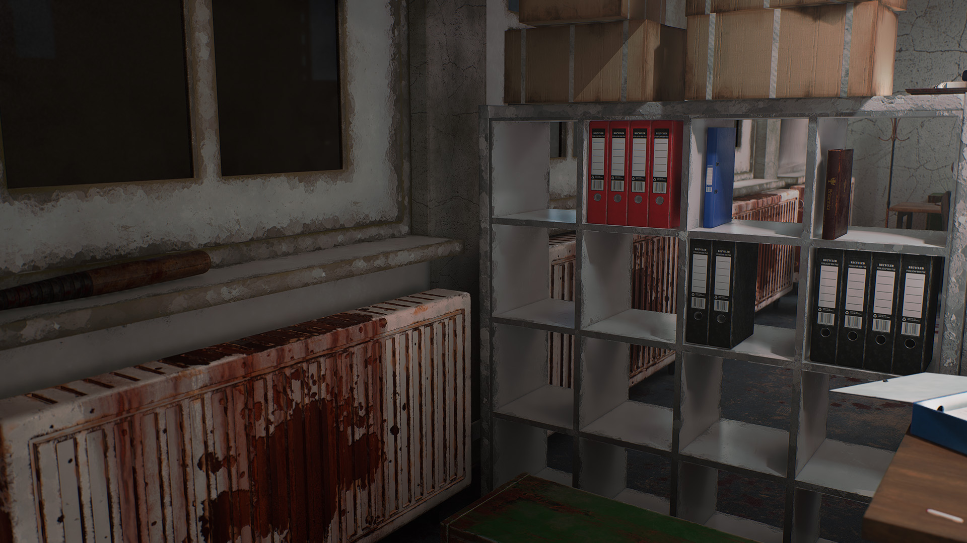 post apocalyptic office