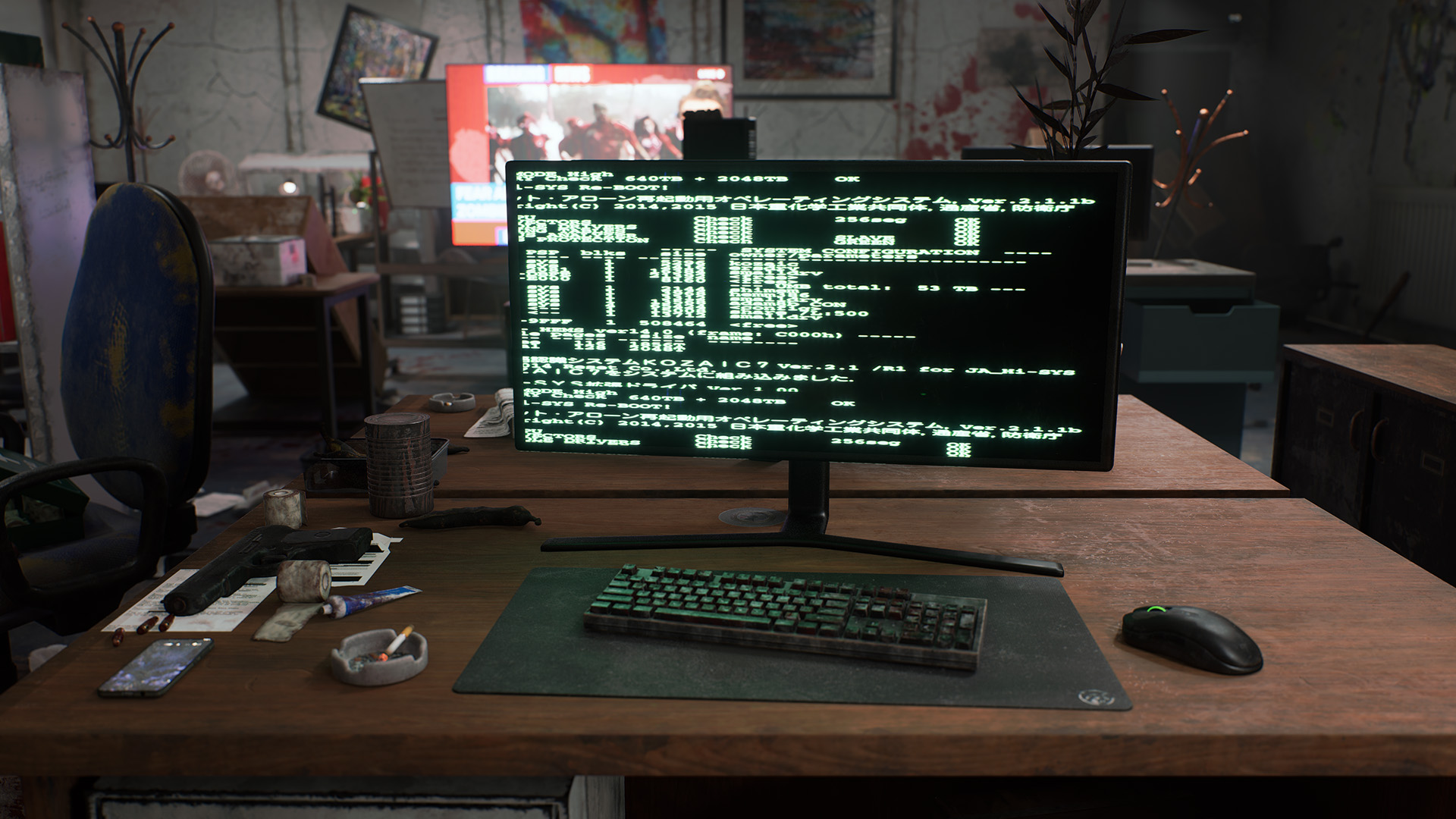 post apocalyptic office